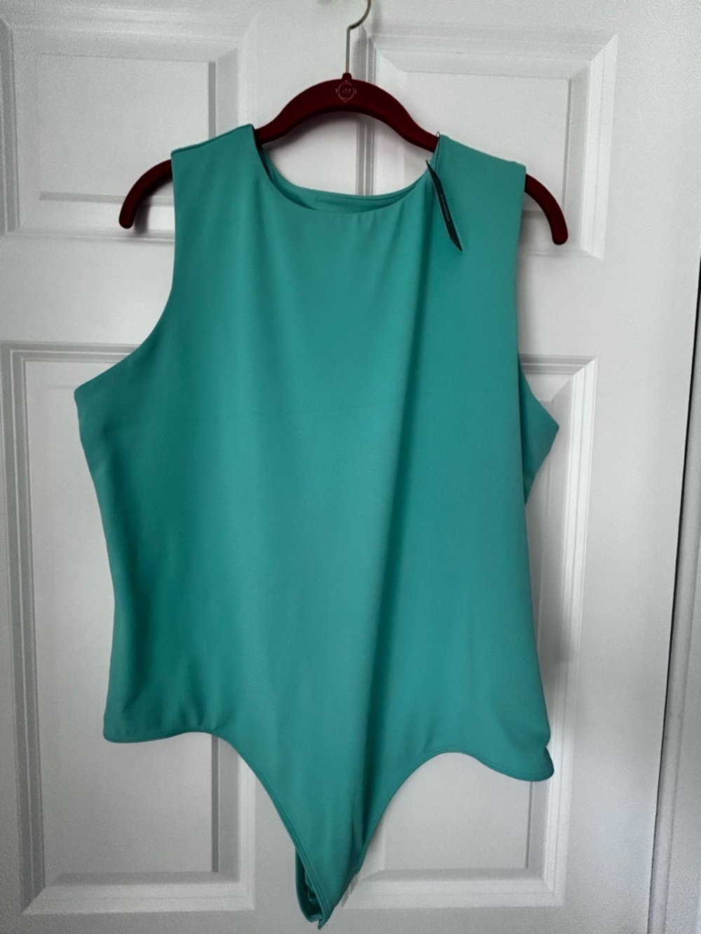 Express Turquoise Sleeveless Bodysuit